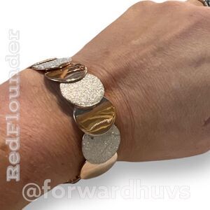 Bundle Sale 3 for $15 | Rose Gold & Silver Stretch Bracelet